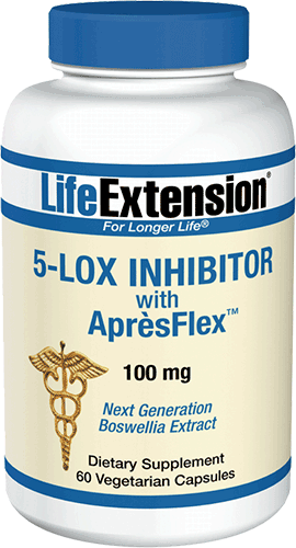 5-LOX Inhibitor with AprÌ¬sFlexå¨ 100 mg 60 vegetarian capsules | Cygnus Books