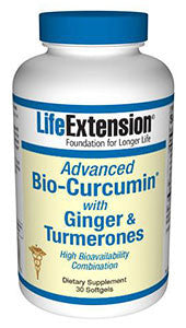 Advanced Bio-Curcuminå¨ with Ginger & Turmerones 30 softgels | Cygnus Books